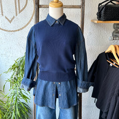 Gentle Fawn // Skylar Knit Top Navy