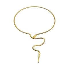 Hoopla // Snake Lariat Necklace