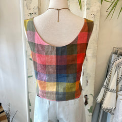 Ferris // Box Tank Rainbow Check