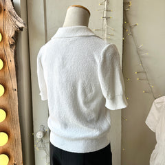 Gentle Fawn // Tatum Knit Top White
