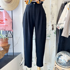 Meemoza // Maelle Vegan Linen Pants Black