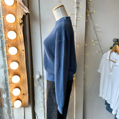 Minimum // Mikala Cotton Pullover Blue Horizon