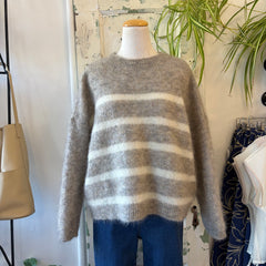Des Petits Hauts // Aleo Sweater Pebble Stripe