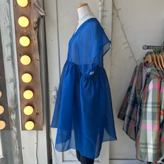 Noemiah // Tulip Dress Matisse Blue Silk