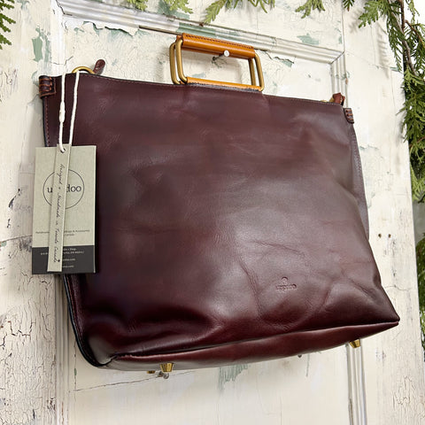 Uppdoo // JOY Classic Tote Oxblood