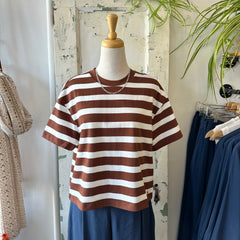 Des Petits Hauts // Filma Tee Brown Stripe
