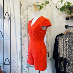 Jennifer Glasgow // Eula Jumpsuit Coral