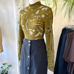 Minus // Lovena Long Sleeve Top Green