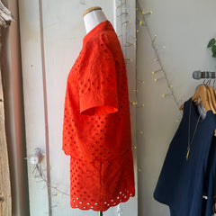 Louizon // Ness Scalloped Shirt Orange