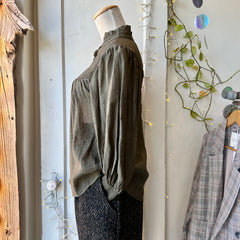 Melissa Nepton // Paola Blouse Dark Khaki