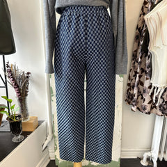 Dagg & Stacey // Beaumont Pants Dark Indigo Check