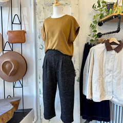 Melow // Homer Pants Black Fleck