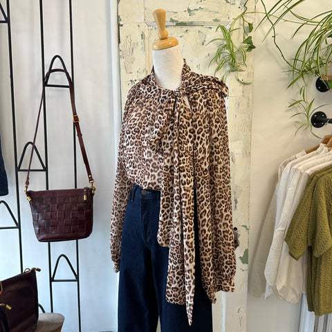 Lele de Baltzac // Globe Blouse Leopard