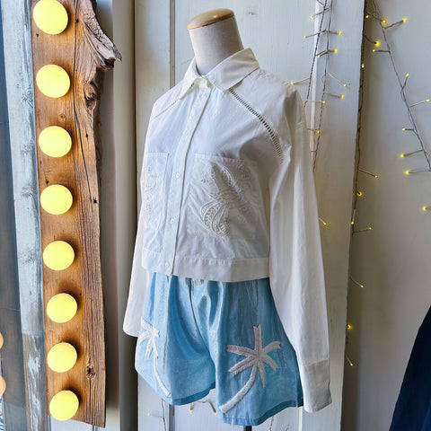 Louizon // Birdie Embroidered Blouse