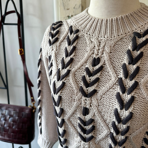 Pink Martini // Terrace Sweater Beige