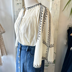 Indi & Cold // Bell Sleeve Blouse
