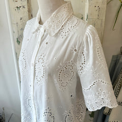 Pink Martini // Lily Top White