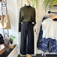 Pink Martini // Nadia Full Pants Black