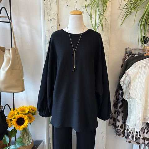 Minimum // Mikala Cotton Pullover Blue Horizon