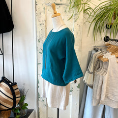 We Are Stories // Calla Top Lagoon Linen