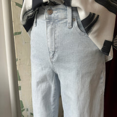 Yoga Jeans // Lily Wide Pinestripe Jeans Selena