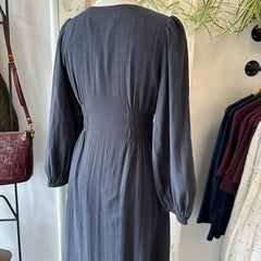 Indi & Cold // Cotton Crepe Dress Navy
