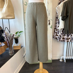Indi & Cold // James Pants Military Green Check