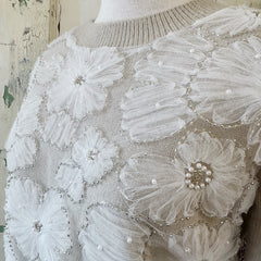 Astrid // Lace & Bead Sweater