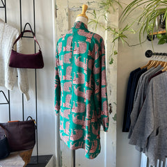 Compania Fantastica // Jaguar Print Dress Short