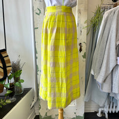 Ferris // Dream Summer Skirt Yellow Plaid