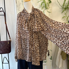 Lele de Baltzac // Globe Blouse Leopard
