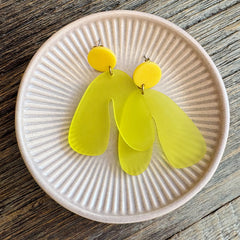 Darlings of Denmark  // Matte Acrylic Earrings Lotta Lemon