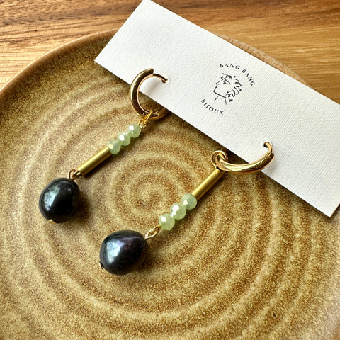 Clover and Coast //  Gold Plated Fringe Earrings