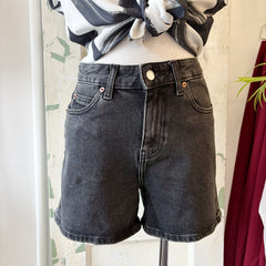 Dr. Denim // Nora Shorts Black Tar