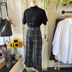 Pink Martini // Nadia Pants Grey Plaid