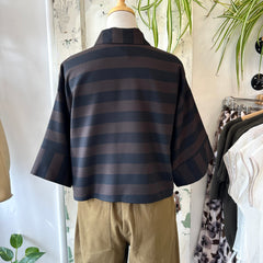 Eve Gravel // Katarina Shirt Brown/ Black