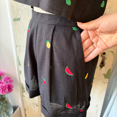 Compania Fantastica // Fruit Salad Shorts Black