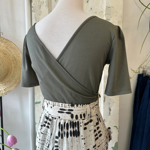 Meemoza // Lara Top Khaki Green