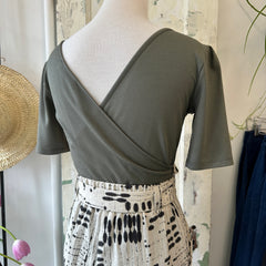 Meemoza // Lara Top Khaki Green