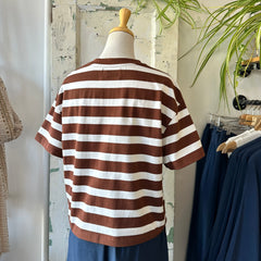 Des Petits Hauts // Filma Tee Brown Stripe