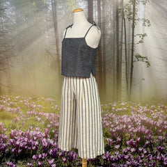 Amanda Moss //  Striped Paloma Culotte