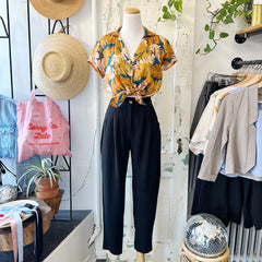 Meemoza // Maelle Vegan Linen Pants Black *Last Size XS