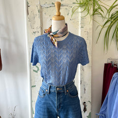Compania Fantastica // Blue Knit Tee