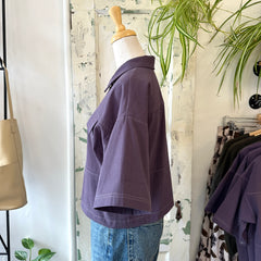 Eve Gravel // Monroth Shirt Eggplant