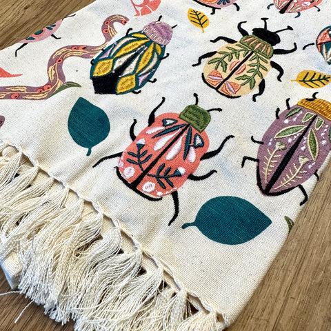 Danica // Embroidered Dishtowel Amulet