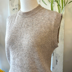 Pink Martini // Clarissa Sweater Vest Beige