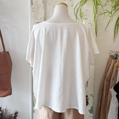 Jennifer Glasgow // Kamira Top Ivory
