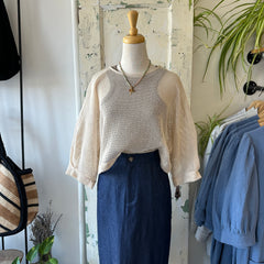 Dagg & Stacey // Brock Top Oat Mesh