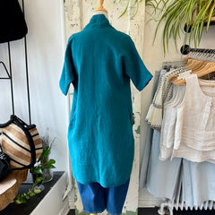 We Are Stories // Georgia Robe Dress Lagoon
