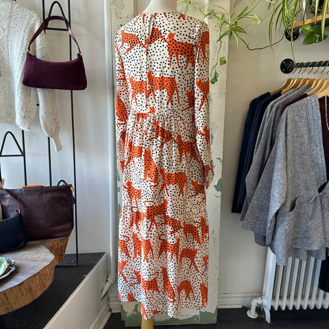 Compania Fantastica // Orange Cat Dress